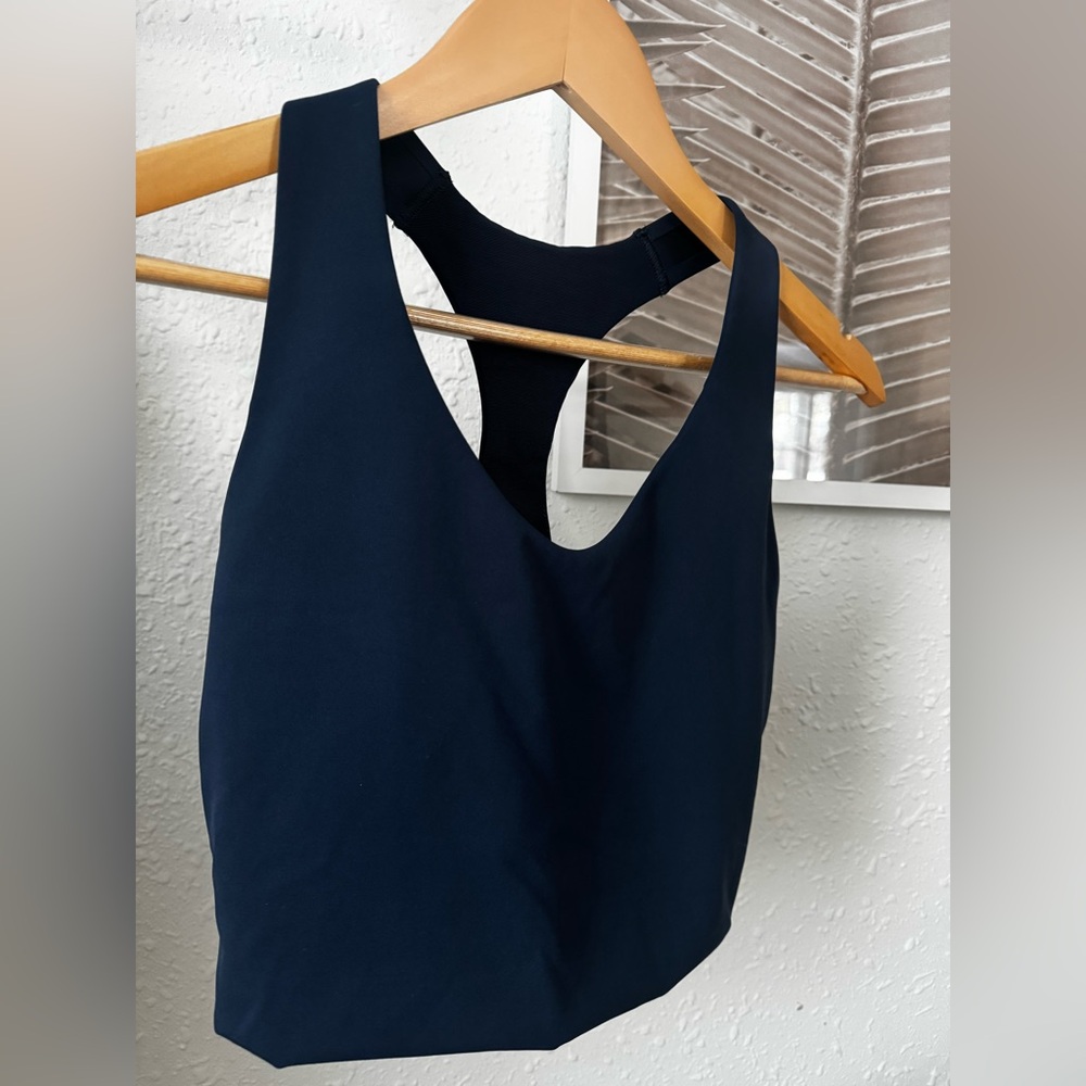 Spanx Core Active Racerback Sports Bra In Navy EUC - Picture 6 of 12